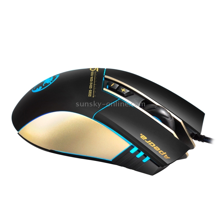 Apedra A7 Wired Optical Gaming Mouse Macro Definition