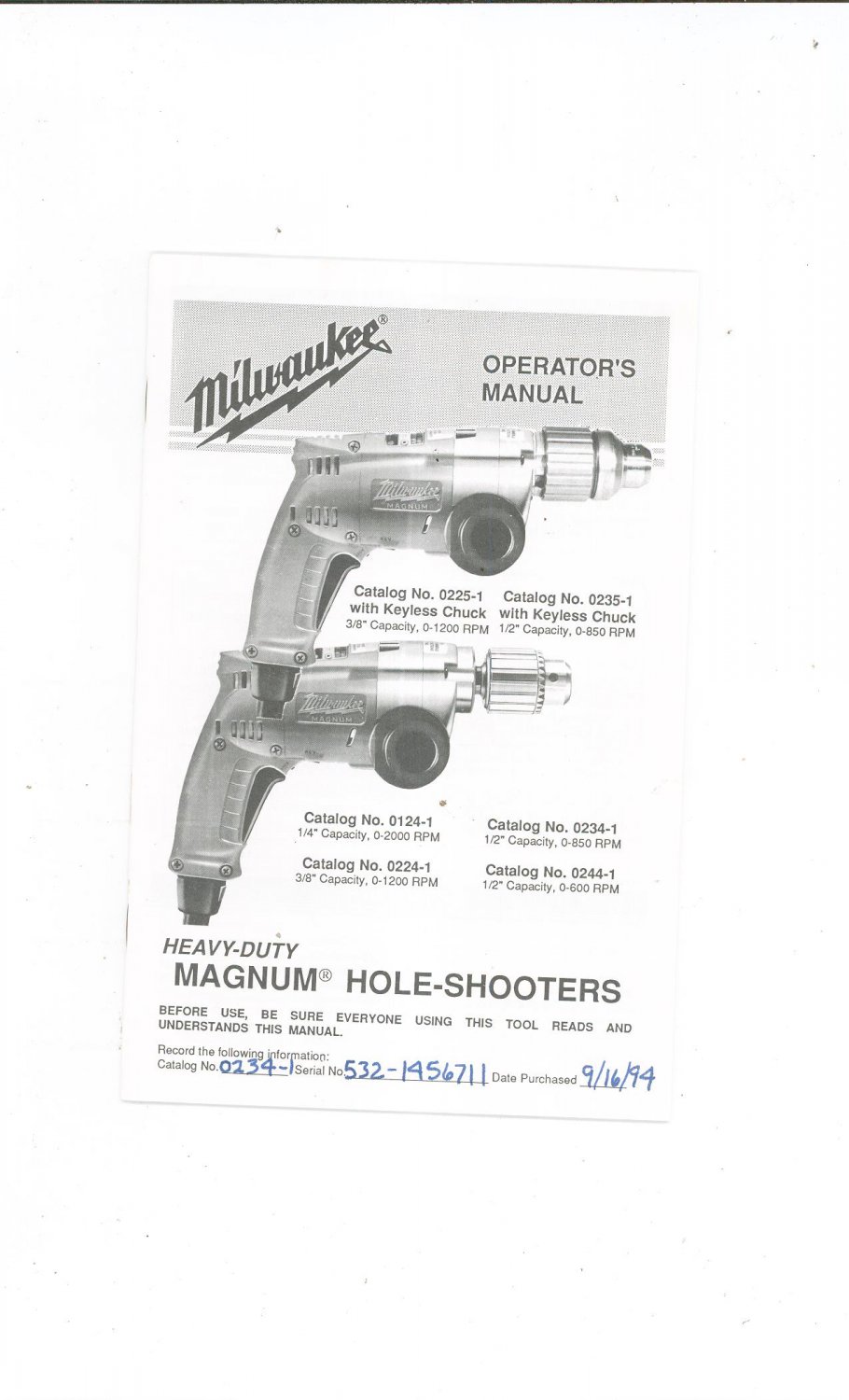 Free Milwaukee Drill User Manuals ManualsOnline.com