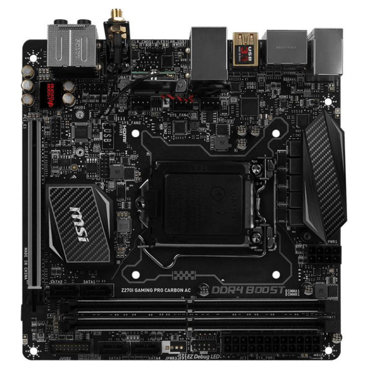 MSI Z270I GAMING PRO CARBON AC LGA 1151 Intel